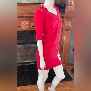 New with tag CHICKA-D DROPWAIST DRESS UNIVERSITY OF MILWAUKEE 3/4 tie up sleeves
